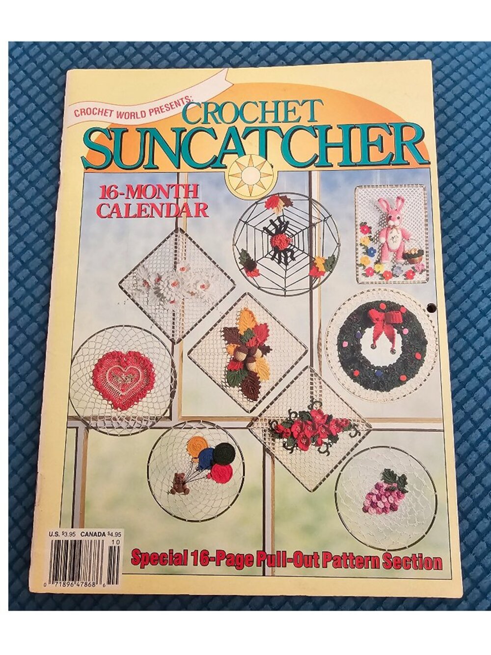 Vintage Crochet World  Suncatcher 16 Month Calendar Holidays